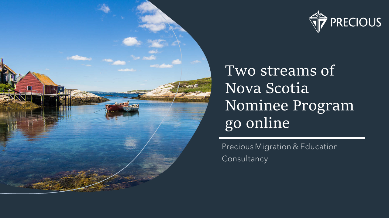 Two streams of Nova Scotia Nominee Program go online Precious